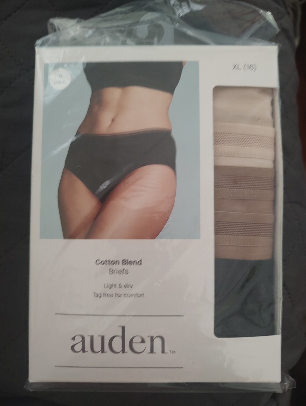 Auden cotton blend briefs, Size XL